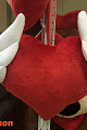 Плюшевое сердце с крыльями 36x30 см